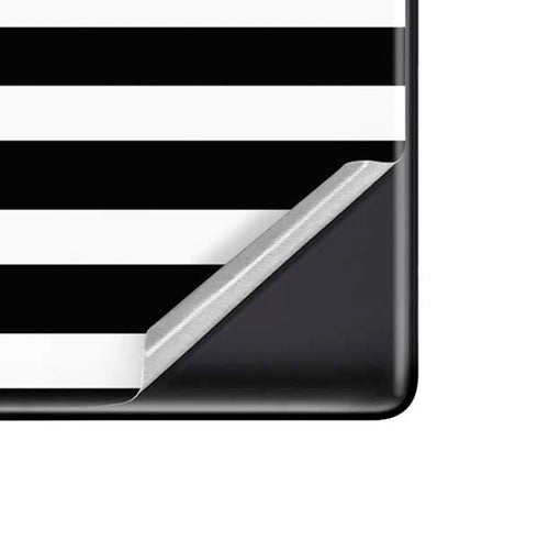 White and Black Stripes Google Pixel 6 Skin